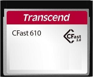 Productafbeelding Transcend TS256GCFX610 CFast-kaart detailhandel 256 GB (256 GB, CFast 2.0)