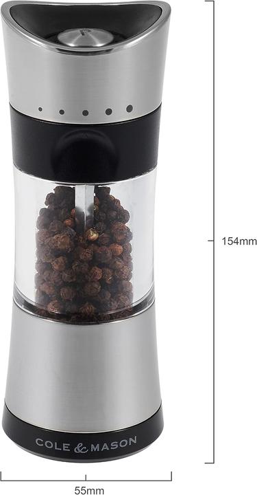 Actual product image Cole & Mason Horsham salt and pepper mill set 154mm (Salt, Pepper)