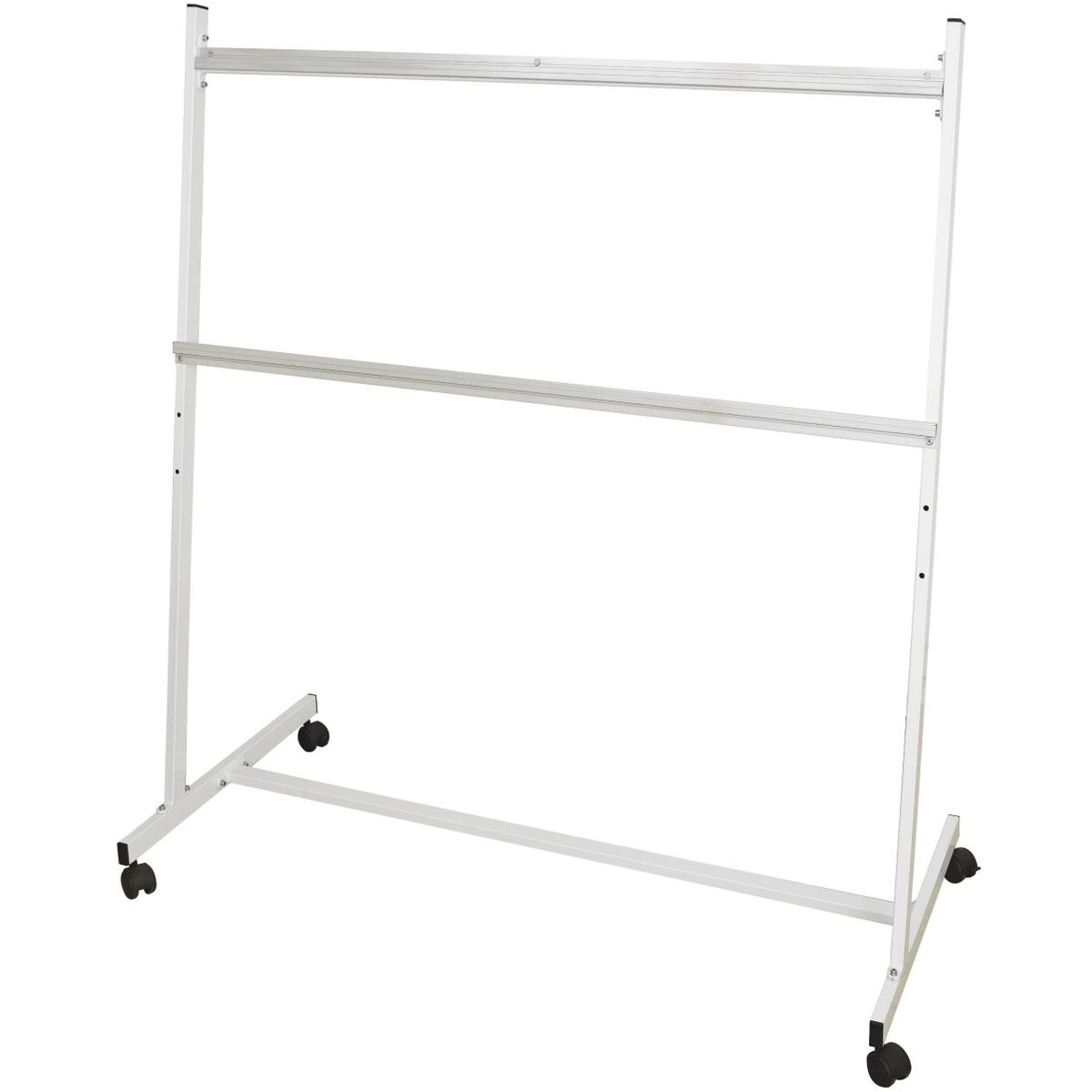 Ultradex, Präsentationstafel, Tafelständer für Kartentafeln 840mm breit weiss incl. Tafelbefestigung fahrbar
