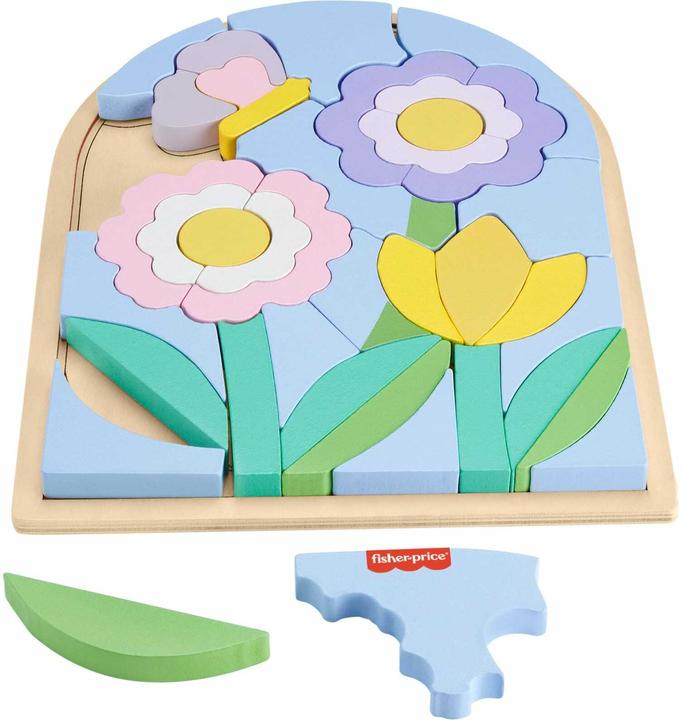 Fisher-Price Blumengarten Holz-Puzzle (38 Teile)