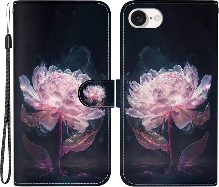 Produktbild Cover-Discount iPhone 16e - Tasche Hülle mit Blüten Motiv (Apple iPhone 16e, Apple iPhone 17e)