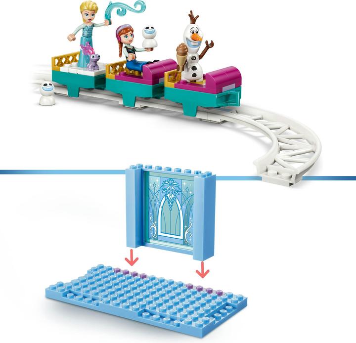 Productafbeelding LEGO Elsas Schlittenfahrt um den Eispalast (43281, LEGO Disney)