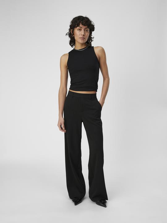 Actual product image Object Round neck top without sleeves (L)
