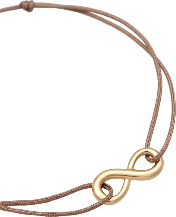 Immagine prodotto Elli Bracciale infinito nastro di nylon infinito argento 925 (16 cm, Argento 925, Nylon)