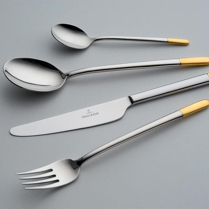 Produktbild Villeroy & Boch Tafelbesteck 24tlg. Ella teilvergoldet (24 Stk., Besteck Set)
