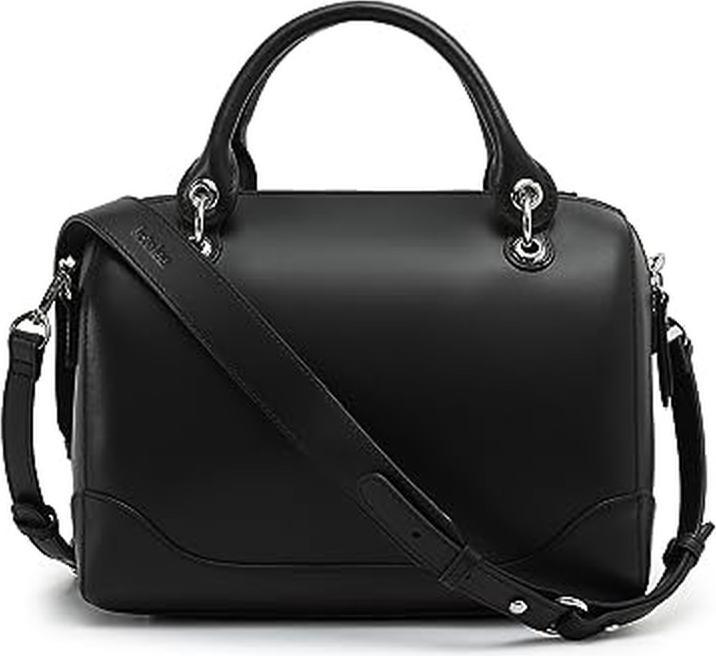 Actual product image Kate Moss Practical Compartmentalized Leather Shoulder Bag for Organization