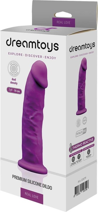 Image du produit Dreamtoys DREAM TOYS - Gode Real Love DE 19 CM - Morado