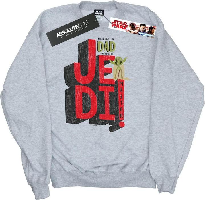 Actual product image Star Wars Mens Dad Jedi Master Sweatshirt (L)