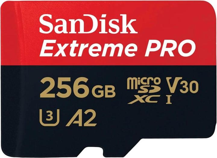 SANDISK Extreme Pro (256 GB, microSDXC, U3, UHS-I)