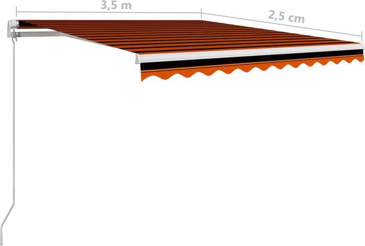 Produktbild vidaXL Markise (2.50 m)