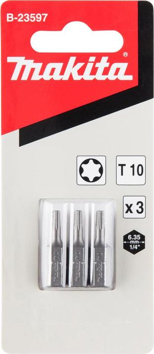 Produktbild Makita SCREW BIT 25MM TORX 10 3PCS