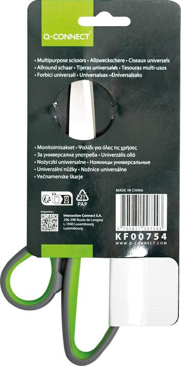 Actual product image Q-Connect Scissors Softgrip (20 cm)