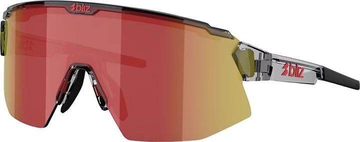 Bliz Breeze (Donkergrijs Transparant, Transparant grijs, Bruin w Rood Multi, Rood)