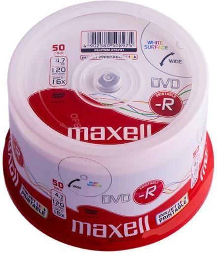 Produktbild Maxell DVD-R 4,7 GB 50 Stück (50x)