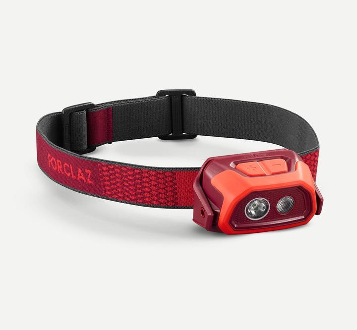Image du produit Simond Lampe frontale rechargeable 300 lumens - HL500 USB V3 rouge (300 lm)