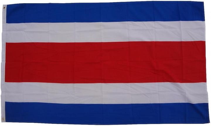 Produktbild trends4cents XXL Flagge Costa Rica 250 x 150 cm Fahne mit 3 Ösen 100g/m² Stoffgewicht Hissflagge