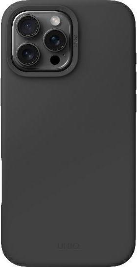 Actual product image Uniq etui Lino Hue iPhone 16 Pro Max 6.9" Magclick Charging szary/charcoal grey (Apple iPhone 16 Pro Max)