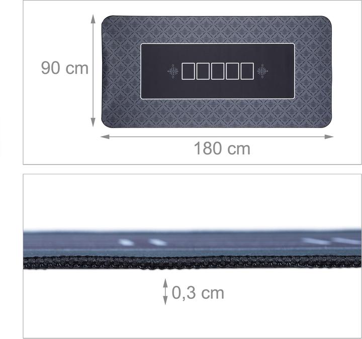 Productafbeelding Relaxdays Poker mat