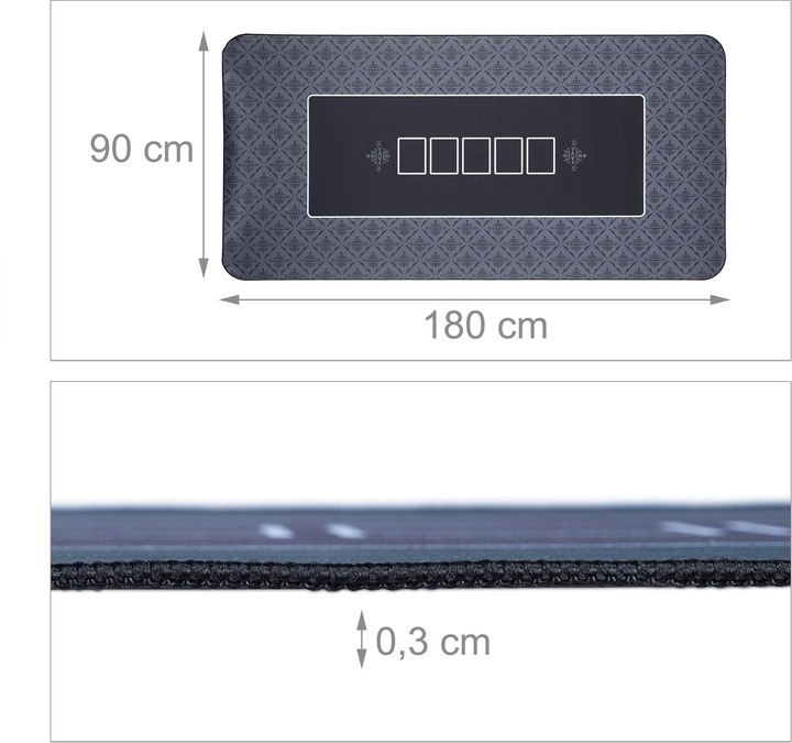 Productafbeelding Relaxdays Poker mat