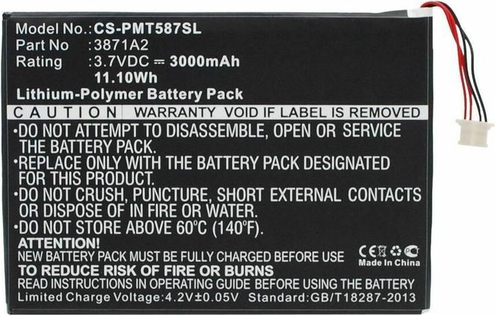 Produktbild CoreParts Battery for Prestigio Tablet