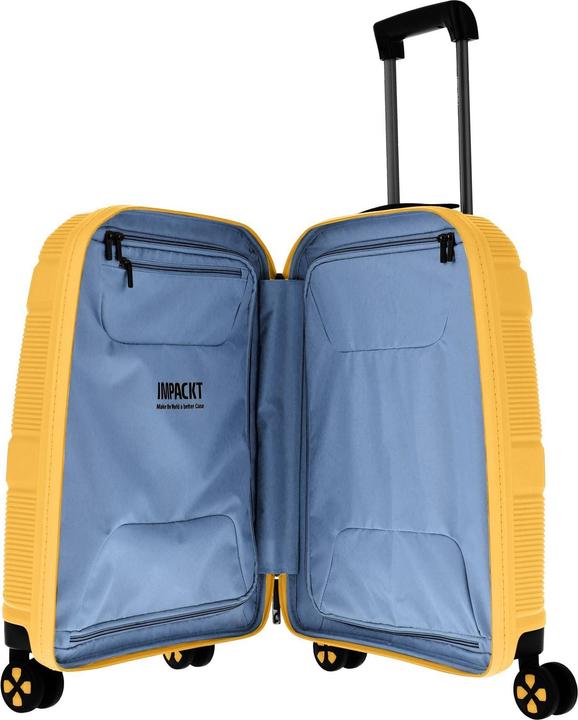 Produktbild Impackt IP1 - 4-Rad Trolleymit USB Port, Sunset Yellow (38 l)