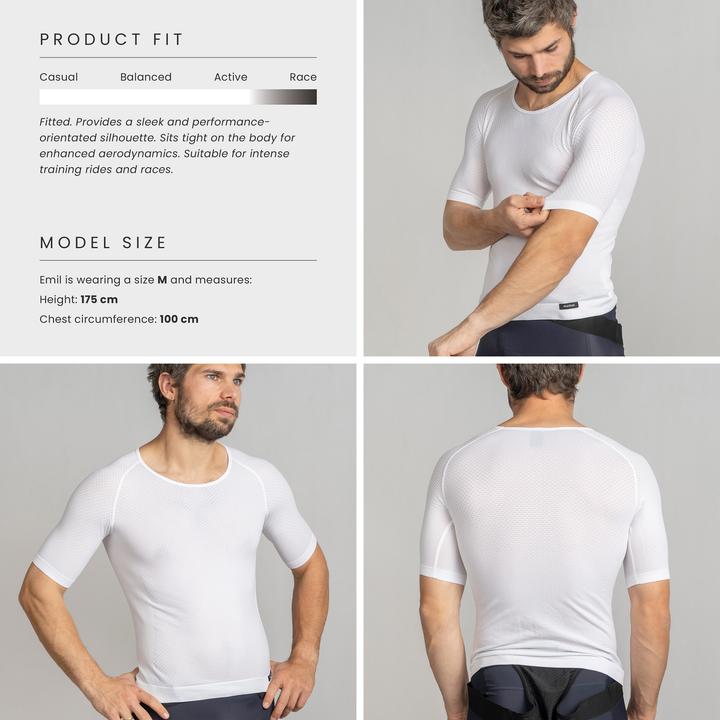 Actual product image GripGrab GripGrap PACR UL Short Sleeve Base Layer (XL)