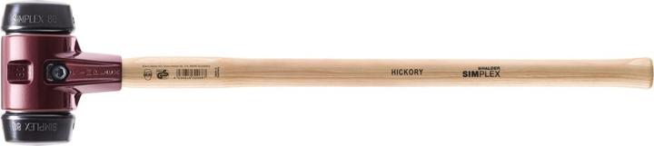 Actual product image Simplex Sledge hammer with cast steel housing and hickory handle, Ø 100 / handle 900 mm rubber composite (5.50 g)