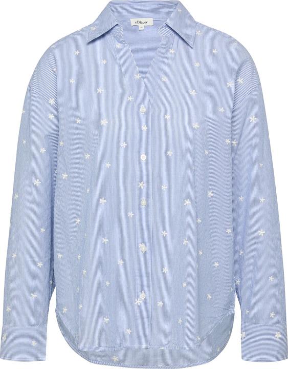 Immagine prodotto s.Oliver Bestickte Baumwollbluse mit Turn-up (38)