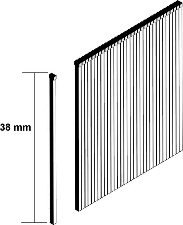 Produktbild Makita Stauchkopfnagel Brads 38mm 5000 Stück galvanisiert ( F-31928 ) für Nagler DBN500/AF505