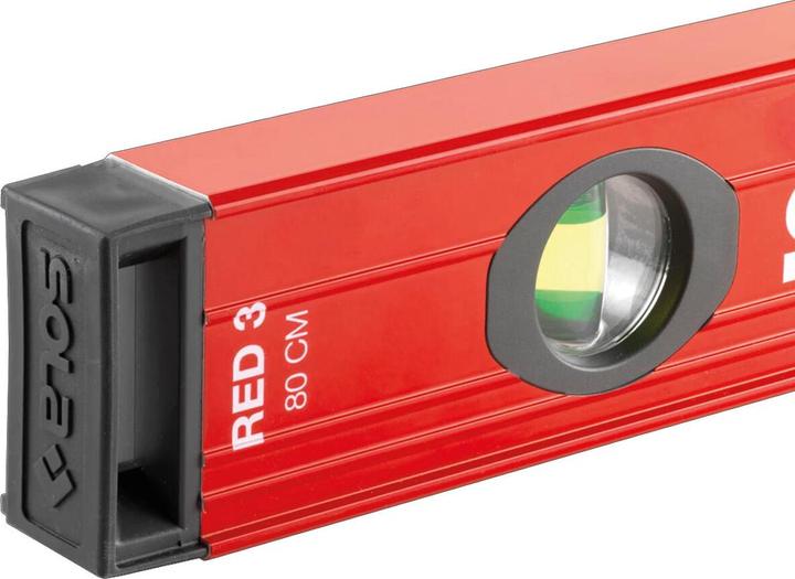 Immagine prodotto Sola Messwerkzeuge 1215101 Livella in alluminio Red 3 80" 80 cm in rosso, 800 mm (80 cm)