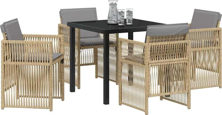 Produktbild vidaXL Garten Essgruppe (140 x 140 x 73 cm)