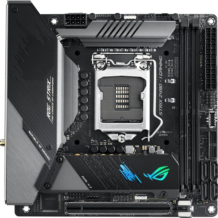 ASUS ROG Strix Z490-I Gaming (LGA 1200, Intel Z490, Mini-ITX)