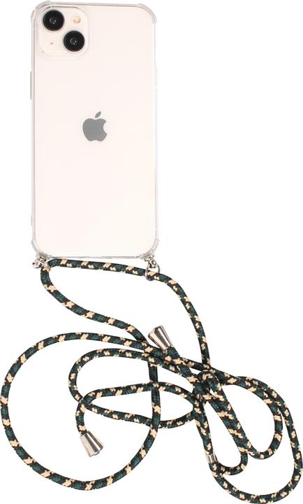Immagine prodotto PhoneLook Paraurti in gel trasparente con laccio Vert / or (Apple iPhone 15)