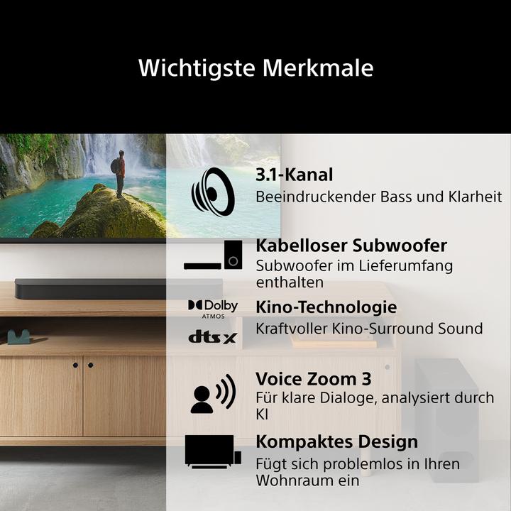 Produktbild Sony BRAVIA Theatre Bar 5 (250 W, 3.1 Kanal)