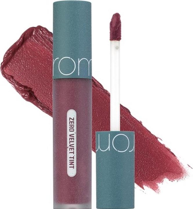Image du produit Rom&Nd Zero Velvet Tint 25 NERD PINK Vernis à lèvres liquide mat et velouté, longue durée, crémeux et (NERD PINK)