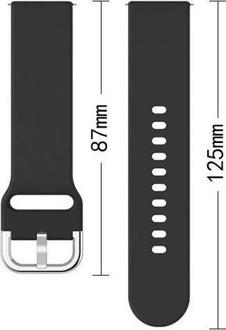 Produktbild iLike Strap TYS (22 mm, Silikon)