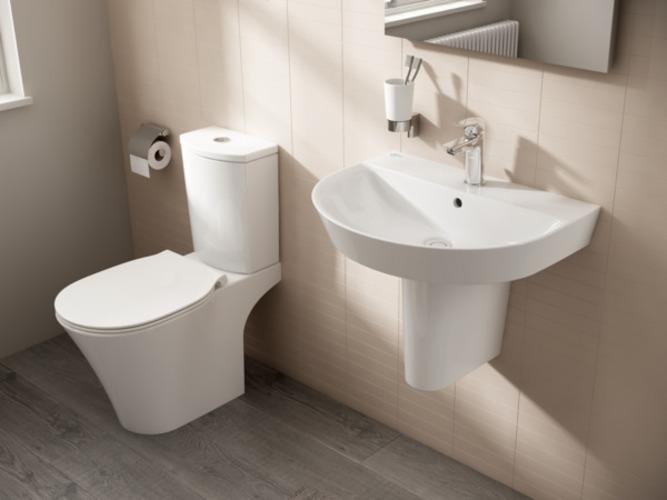 Produktbild Ideal Standard IDS Waschtisch CONNECT AIR ARC 600mm weiss I+ (460 mm, 600 mm)