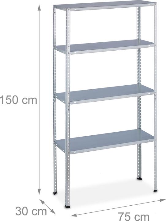 Produktbild Relaxdays Schwerlastregal