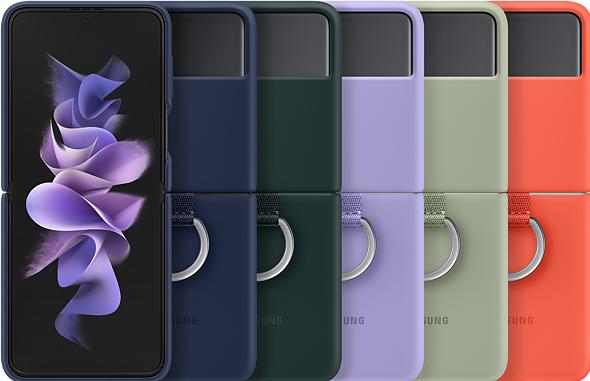 Immagine prodotto Samsung Custodia in silicone con anello (Samsung Galaxy Z Flip3)