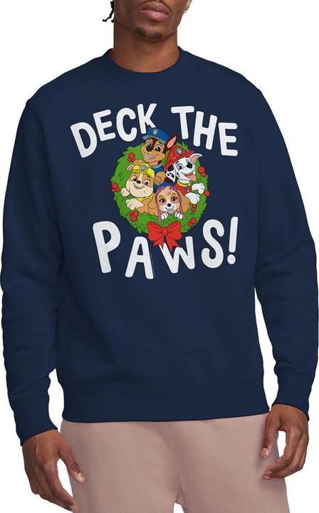 Produktbild Paw Patrol Deck The Paws Sweatshirt weihnachtliches Design (M)