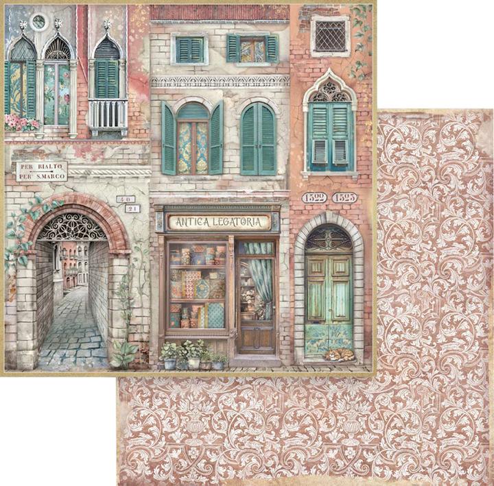 Produktbild Stamperia Scrapbook-Block "Venice" (190 g/m²)