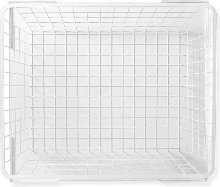 Produktbild Nedis Ständer für Waschmaschine und Trockner | Drahtkorb | 200 kg | Weiss