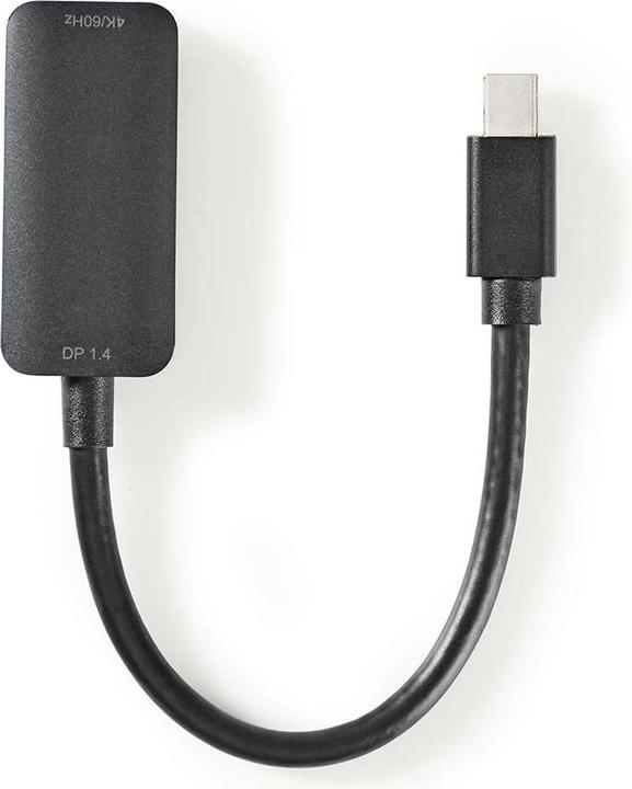 Produktbild Nedis Mini Displayport-Kabel - DisplayPort 1.4 - Mini DisplayPort Stecker - HDMI™ Ausgang - 48 Gbps (Mini DP, 20 cm)