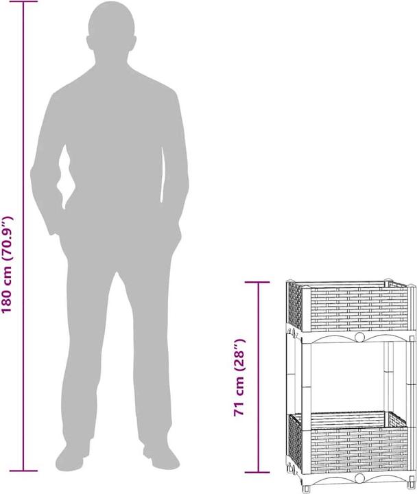 Produktbild vidaXL Hochbeet