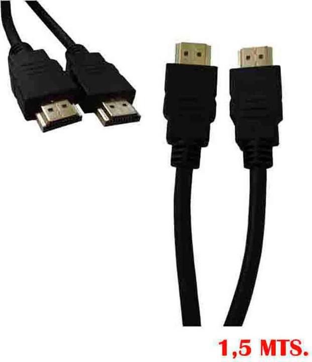 EDM HDMI Kabel 51230 Schwarz 1,5 m (1.50 m)