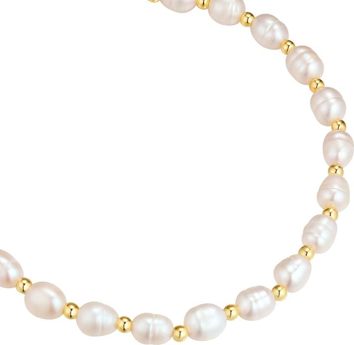 Produktbild Yokoamii Damen Armband Messing - 36092 (21 cm, Messing mit 14 Karat Gelbgold-Vergoldung)