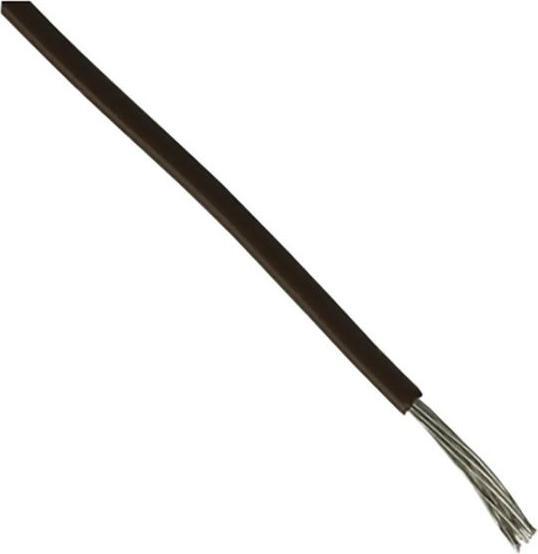 RS PRO Einzeladerleitung / 0,75 mm², 18 AWG, Schwarz PVC isoliert 16/0,25 mm Litzen, 100m UL1569 (100 m)