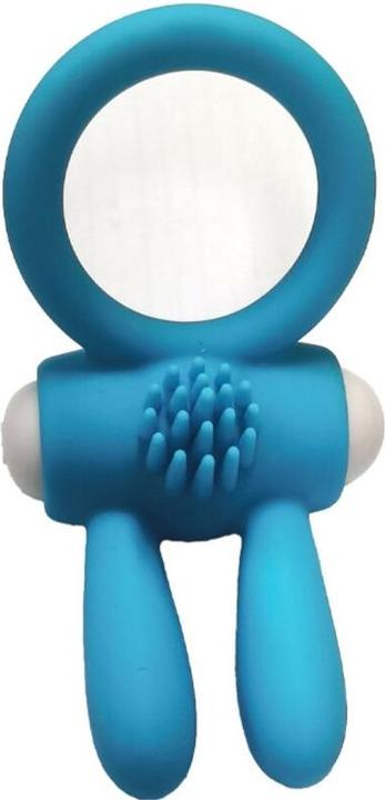 Actual product image Armony Mr Bunny Vibrator Ring Silicone Black