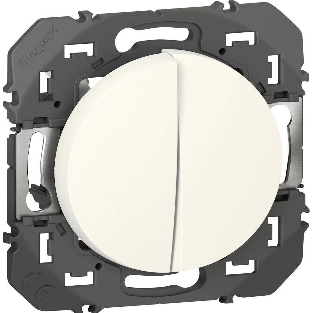 Legrand Doppelter Schalter 6 A Dooxie, Taster + Schalter