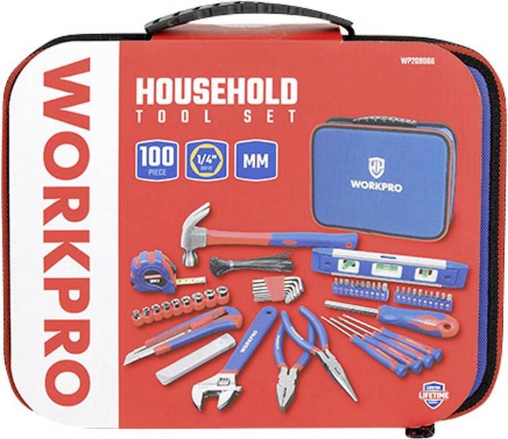 Immagine prodotto Workpro WP209066 Set di attrezzi (100 pezzi)